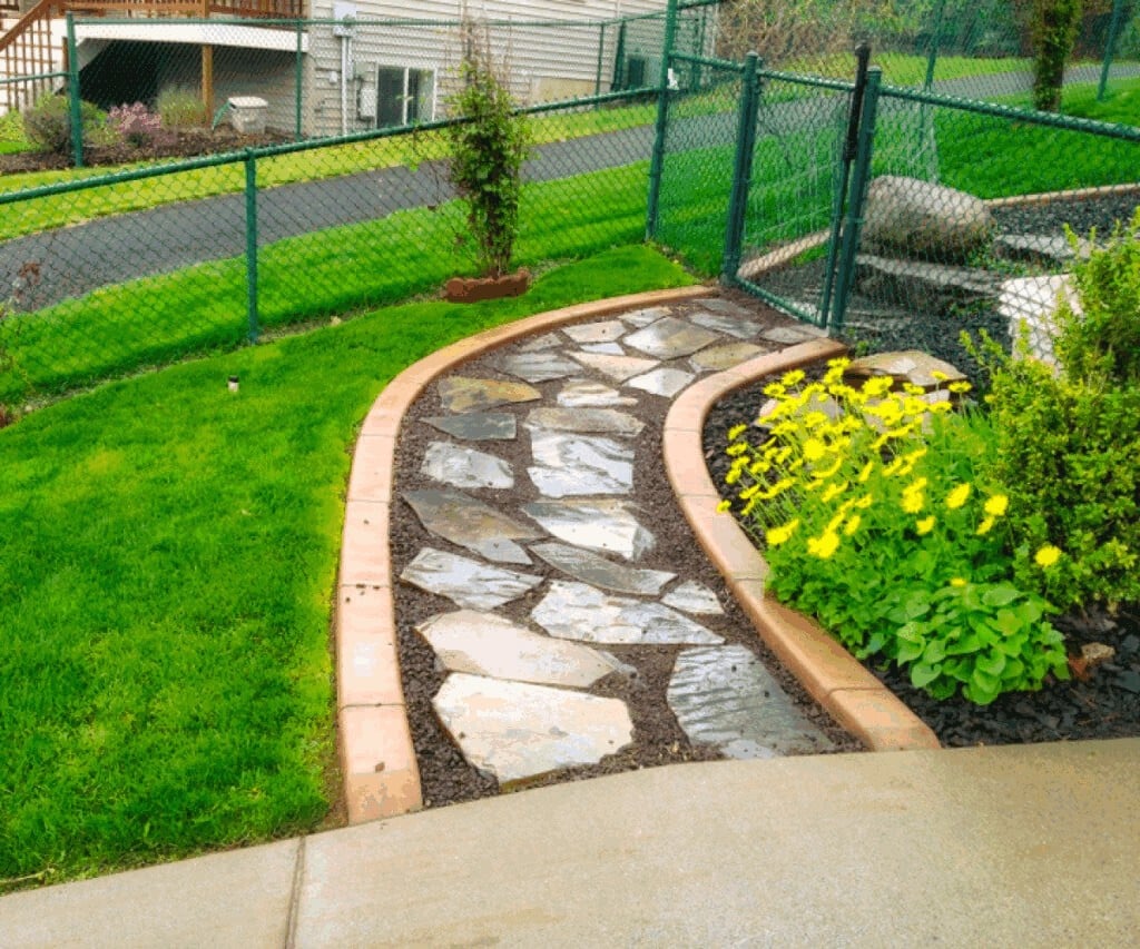 Stamped Concrete Curbing Options Antiquing and Styles