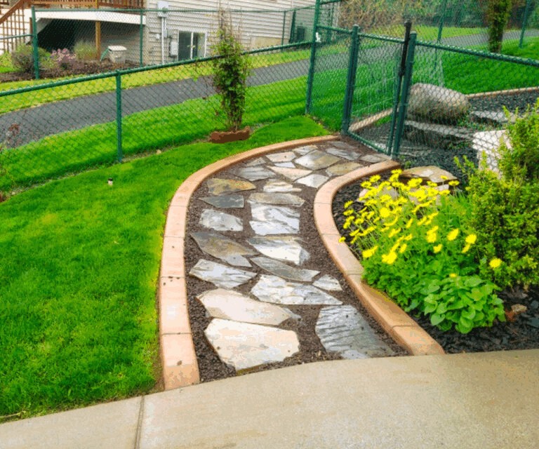 Stamped Concrete Curbing Options Antiquing and Styles