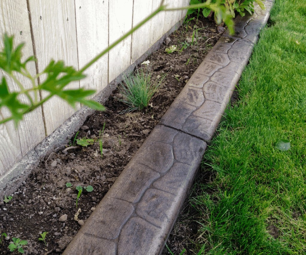 stamped curbing 121