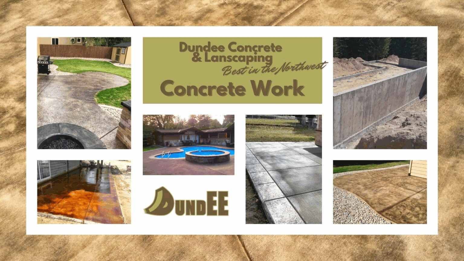 Concrete Work Provided by Dundee Local Spokane Company