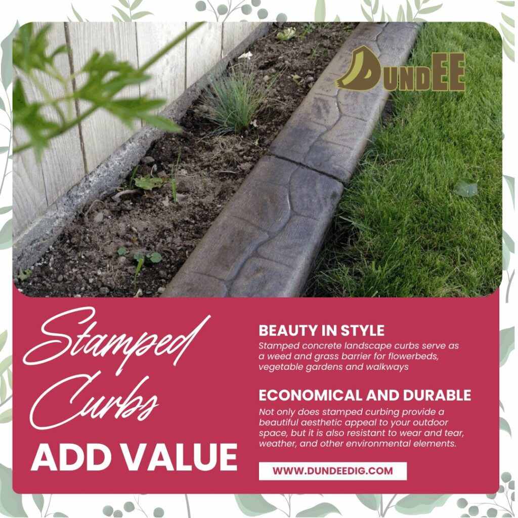 Concrete Curbing Styles, Shapes and Patterns Dundee LLC