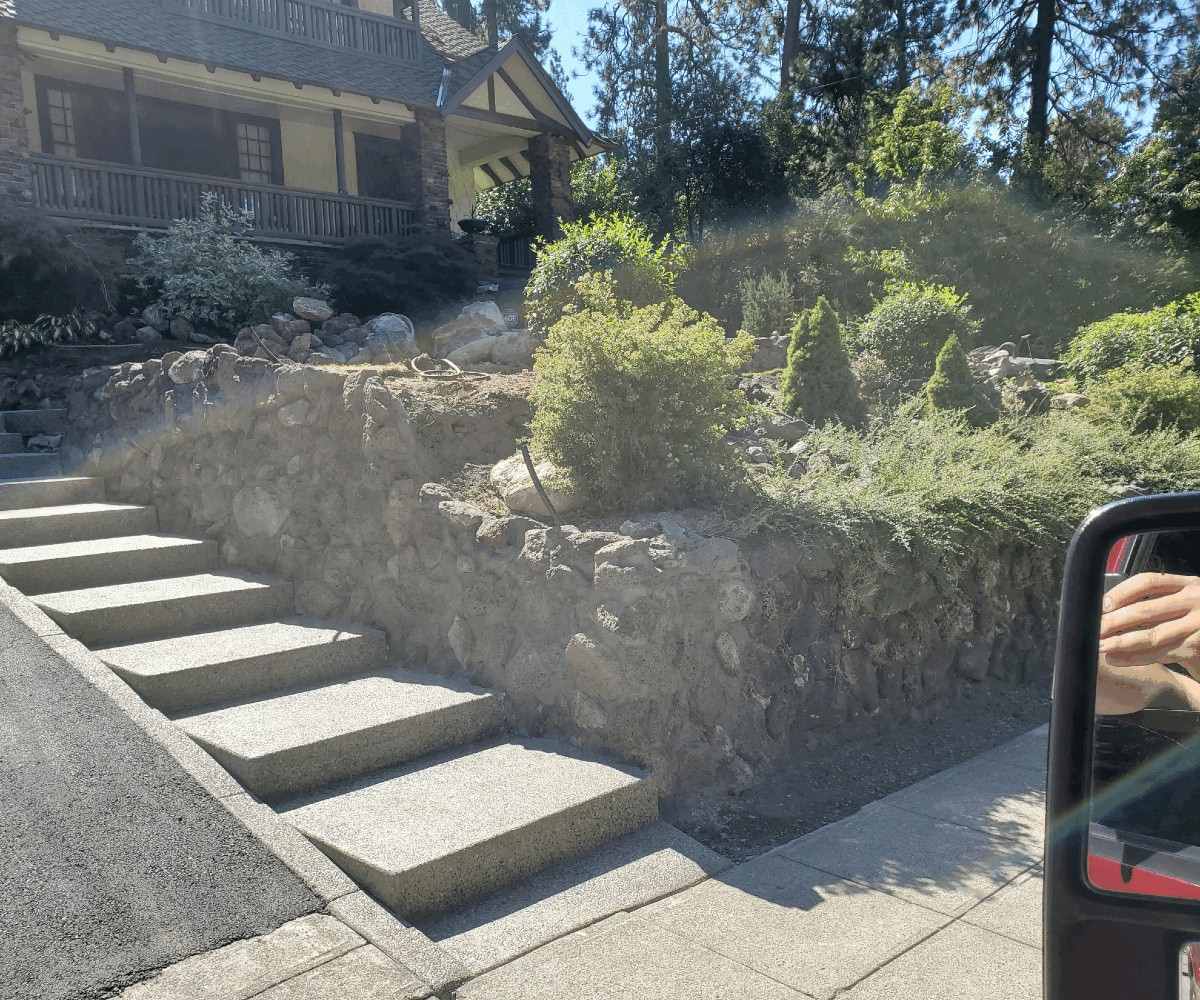 exposed aggregate steps 100