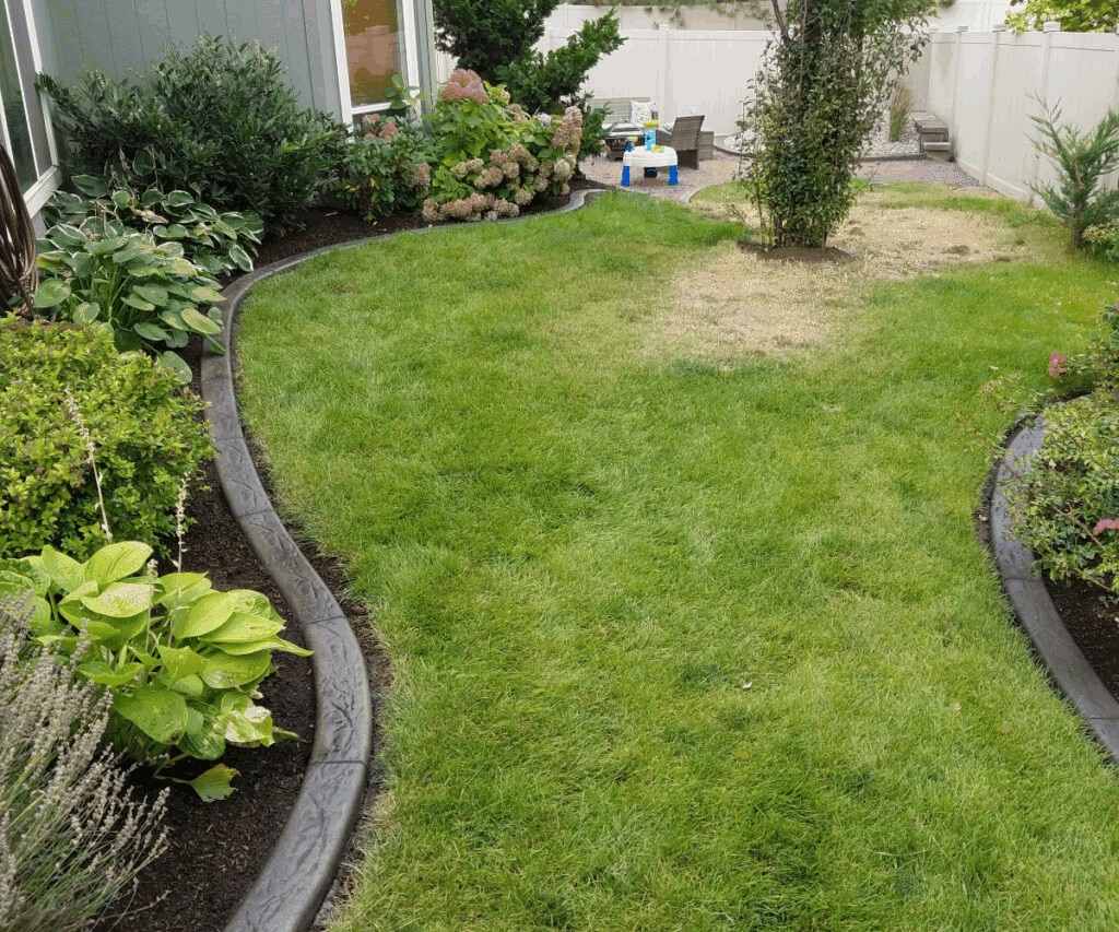 stamped curbing 106