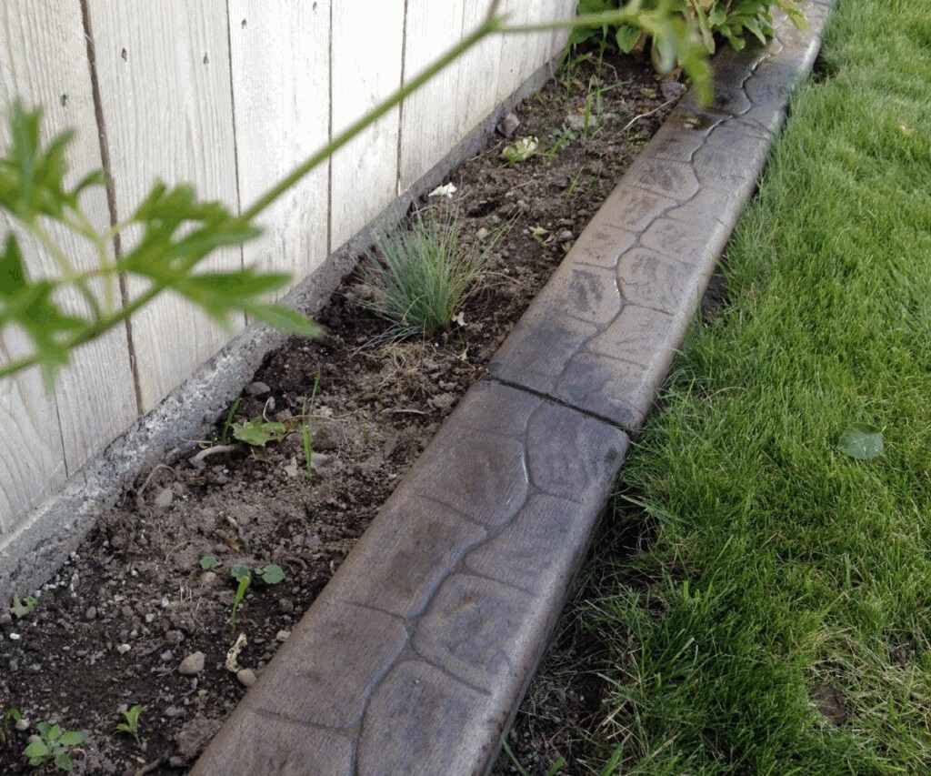 stamped curbing 121