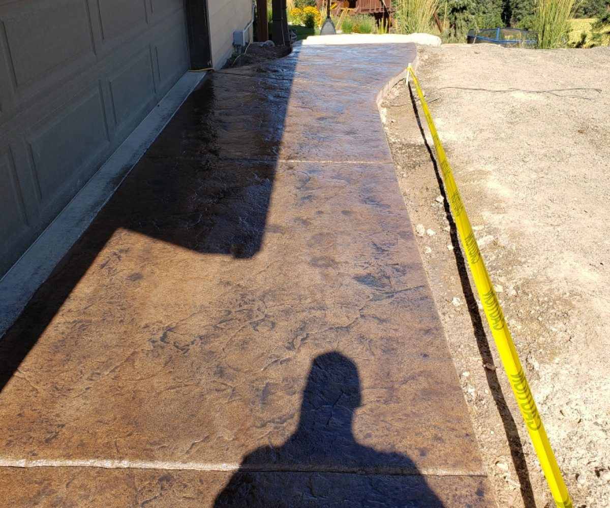 Sand Wash Stamped Concrete for Durable Outdoor Beauty