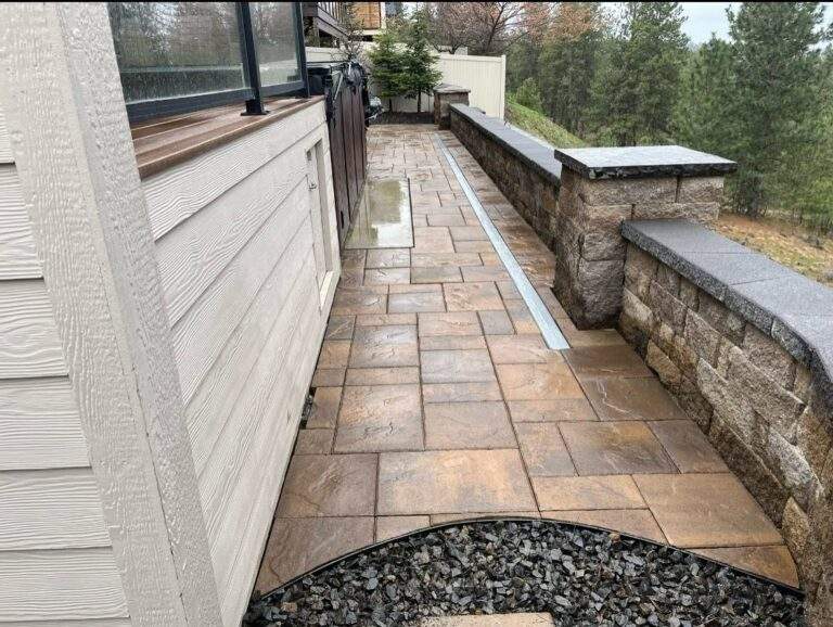 custom walkway landscaping spokane