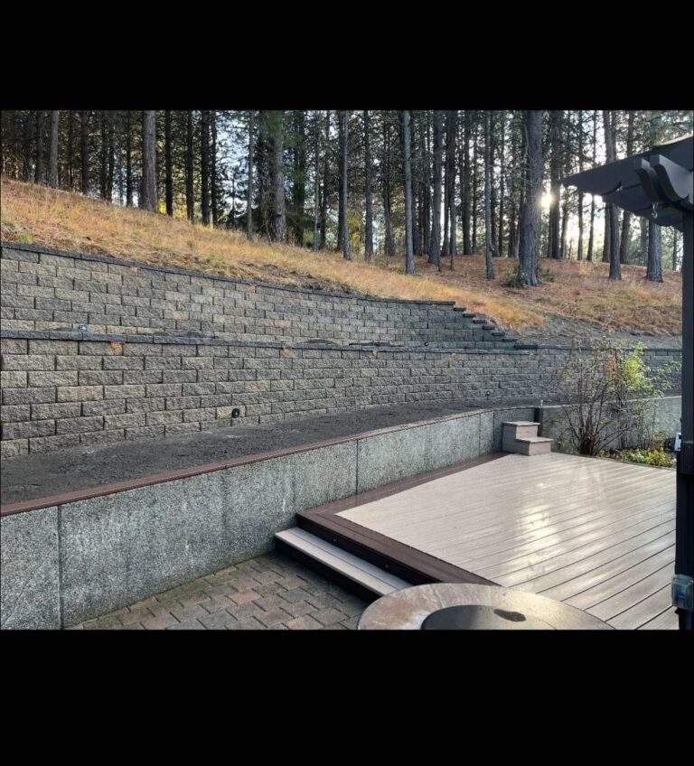 landscape retaining wall spokane