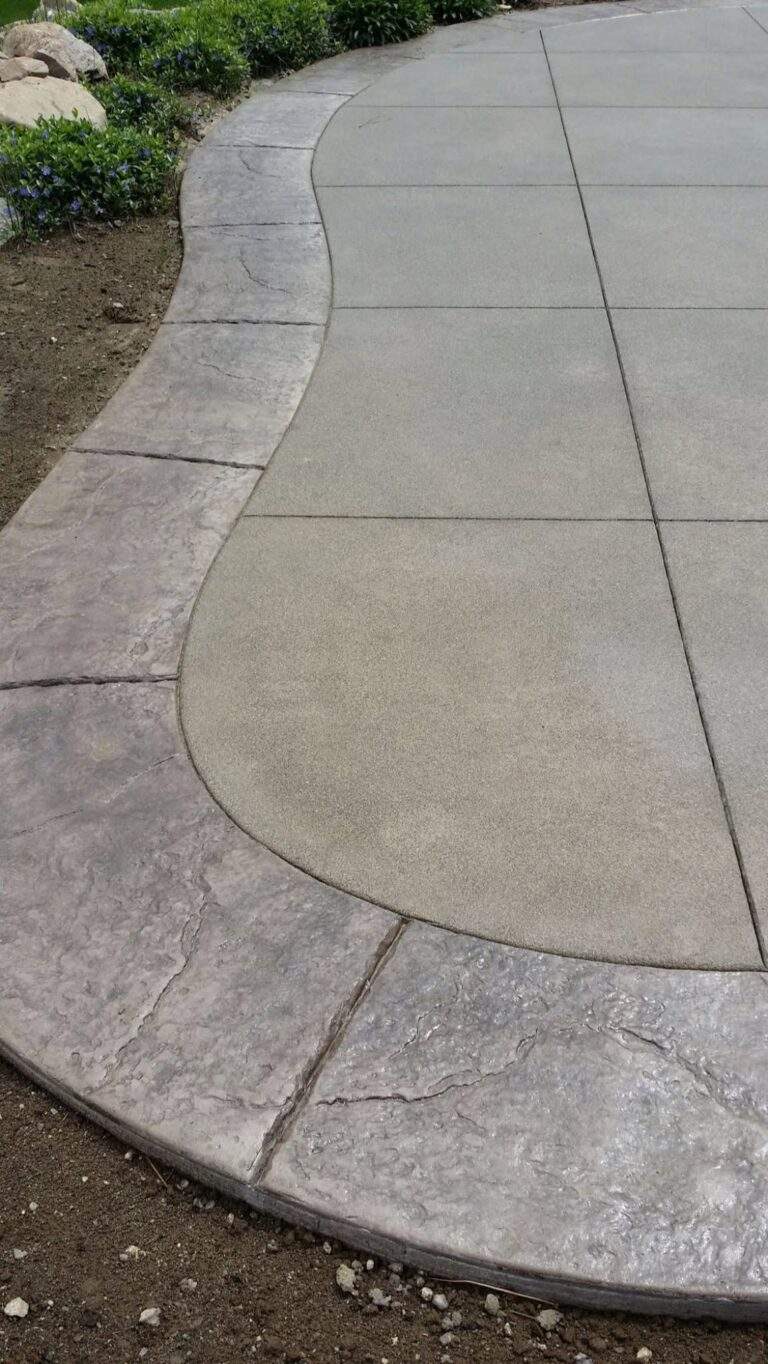 stamped concrete landscaping spokane